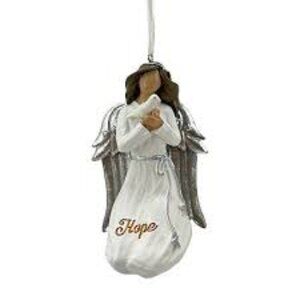 St. Nicholas Square Hope Angel Ornament 4 1/4" H